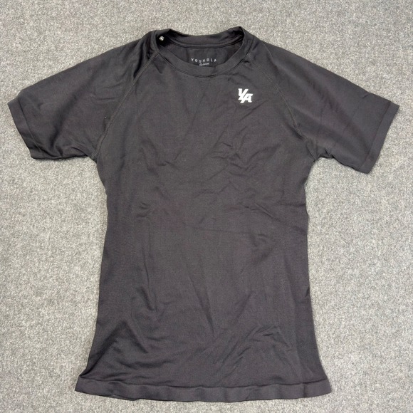 YoungLA Other - YoungLA Mens Compression Shirt Black Short Sleeve Seamless Gym Top Medium